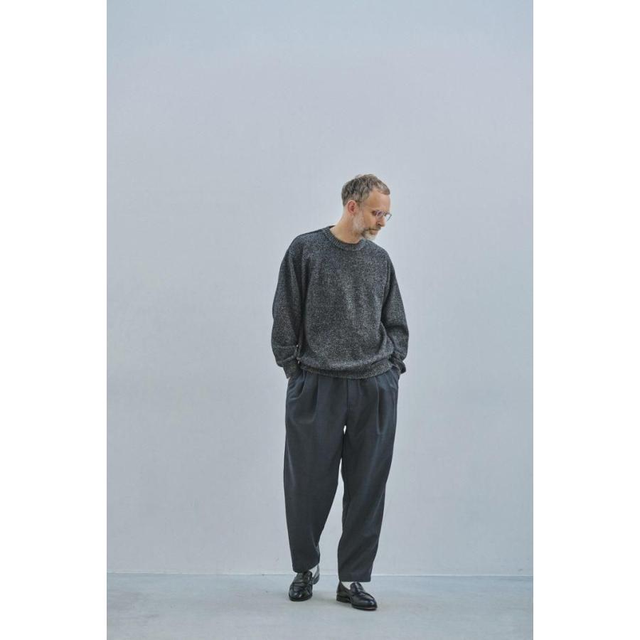 STILL BY HAND スティルバイハンド / PT01263 - INK BLACK テーパード 2タックパンツ Relaxed 2 pleat pants | STILL BY HAND | 07