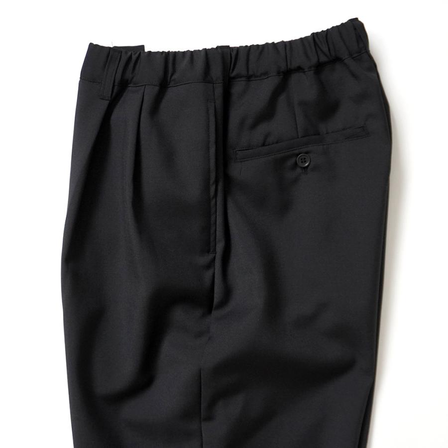 STILL BY HAND スティルバイハンド / PT01263 - INK BLACK テーパード 2タックパンツ Relaxed 2 pleat pants | STILL BY HAND | 03