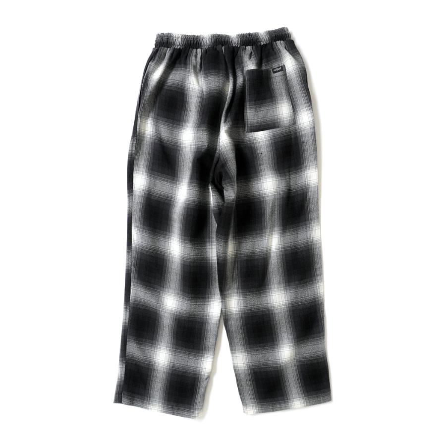 CalTop / P-5000 PANTS オンブレチェック イージーパンツ - BLACK/IVORY キャルトップ 別注 日本限定 カルトップ USA アメリカ製 | Cal Top | 01