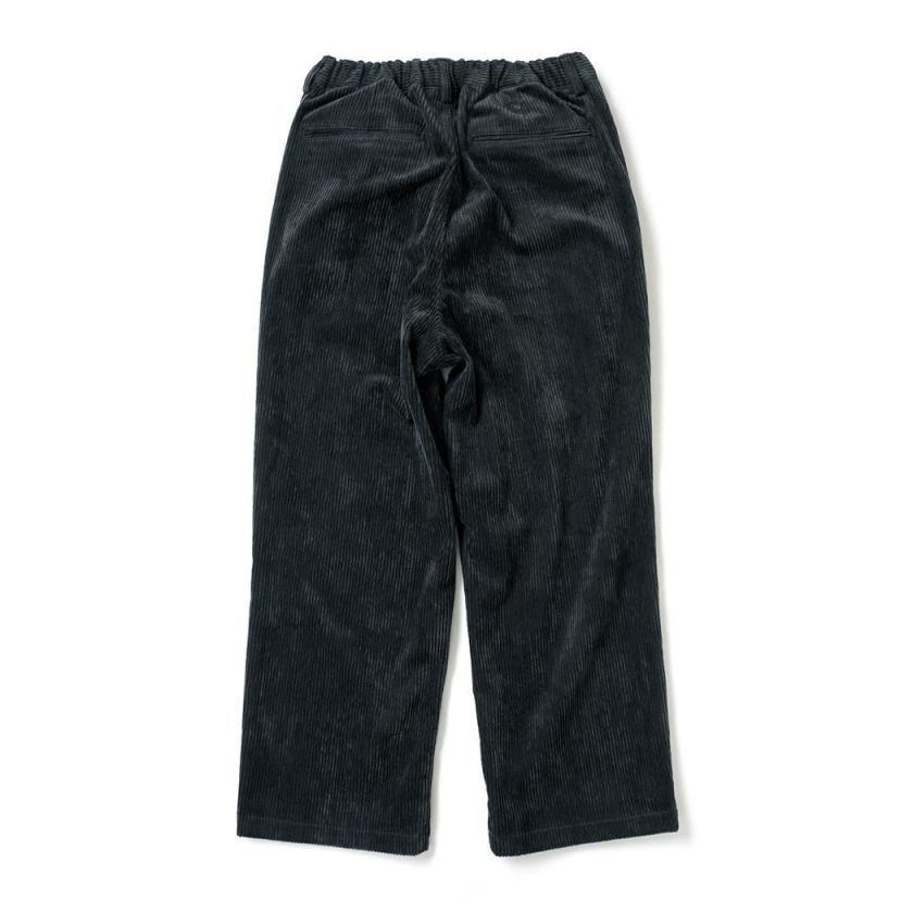 STILL BY HAND スティルバイハンド / PT03263 - BLUE CHARCOAL コーデュロイ ストレートパンツ Corduroy straight pants | STILL BY HAND | 01