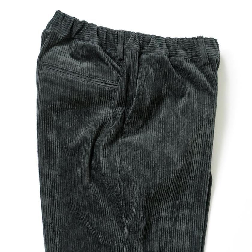 STILL BY HAND スティルバイハンド / PT03263 - BLUE CHARCOAL コーデュロイ ストレートパンツ Corduroy straight pants | STILL BY HAND | 03