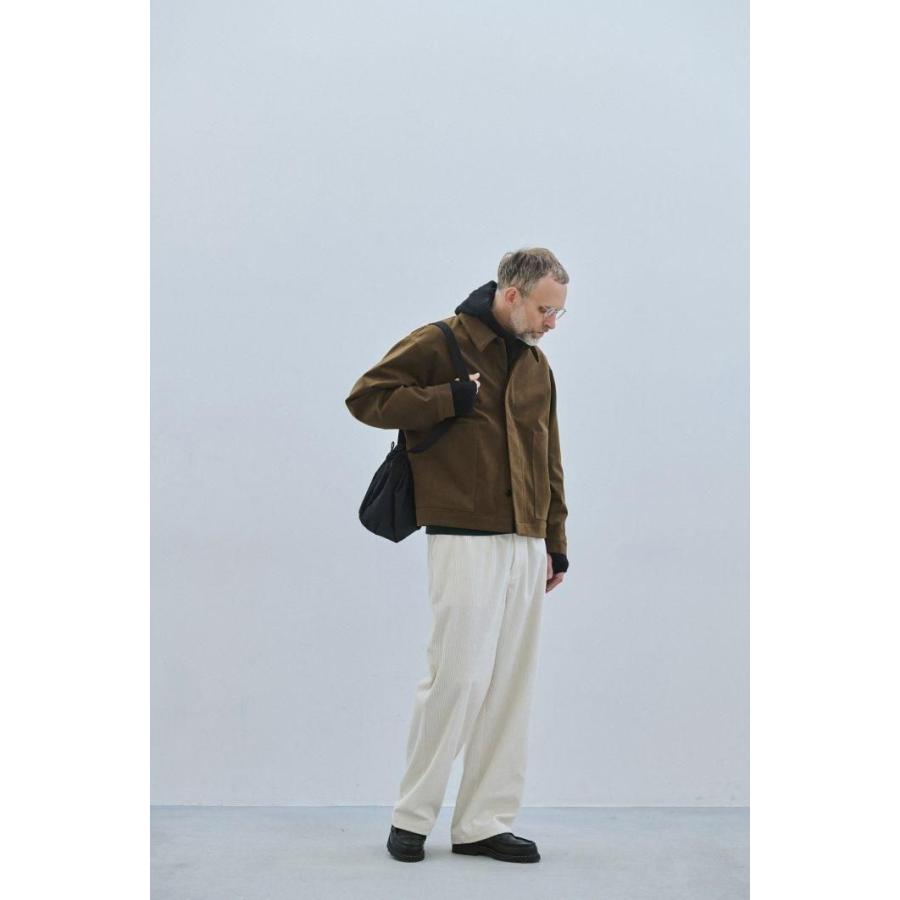 STILL BY HAND スティルバイハンド / PT03263 - BLUE CHARCOAL コーデュロイ ストレートパンツ Corduroy straight pants | STILL BY HAND | 09
