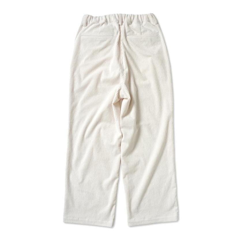 STILL BY HAND スティルバイハンド / PT03263 - OFF WHITE コーデュロイ ストレートパンツ Corduroy straight pants | STILL BY HAND | 01