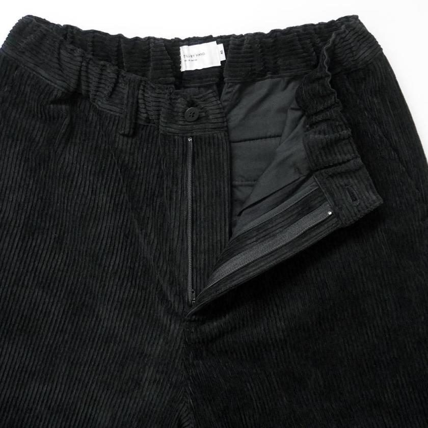 STILL BY HAND スティルバイハンド / PT03263 - BLACK コーデュロイ ストレートパンツ Corduroy straight pants | STILL BY HAND | 04