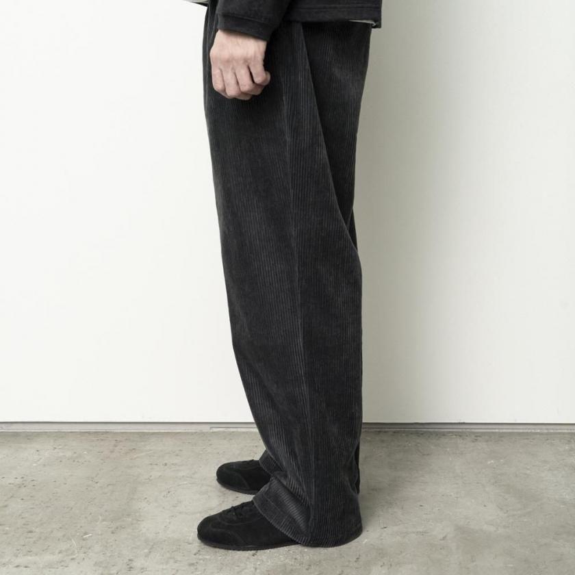 STILL BY HAND スティルバイハンド / PT03263 - BLACK コーデュロイ ストレートパンツ Corduroy straight pants | STILL BY HAND | 06