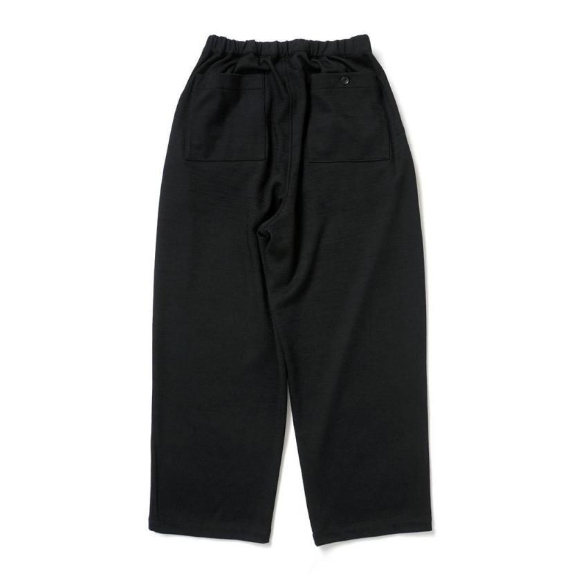 STILL BY HAND スティルバイハンド / CS06263 - BLACK ウールジャージー ワイドパンツ Wide jersey pants | STILL BY HAND | 01