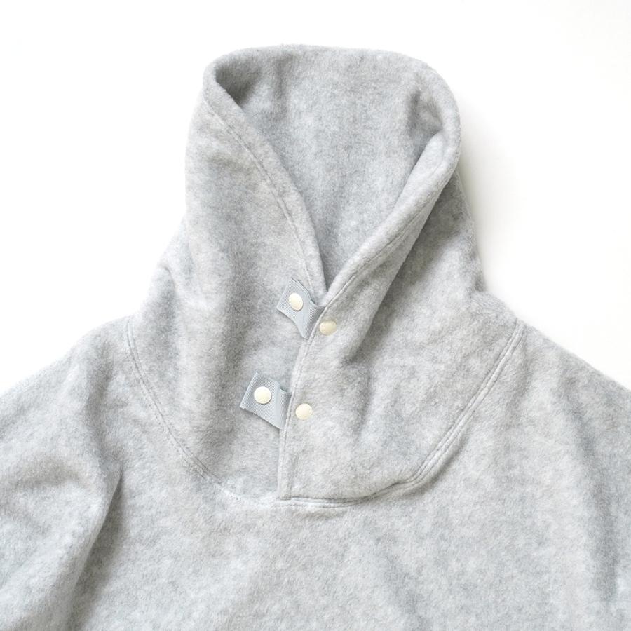O- オー / SHAWL COLLAR SWEATSHIRT - Heather Gray ショールカラー フリースプルオーバー O-W-26 | オー | 04