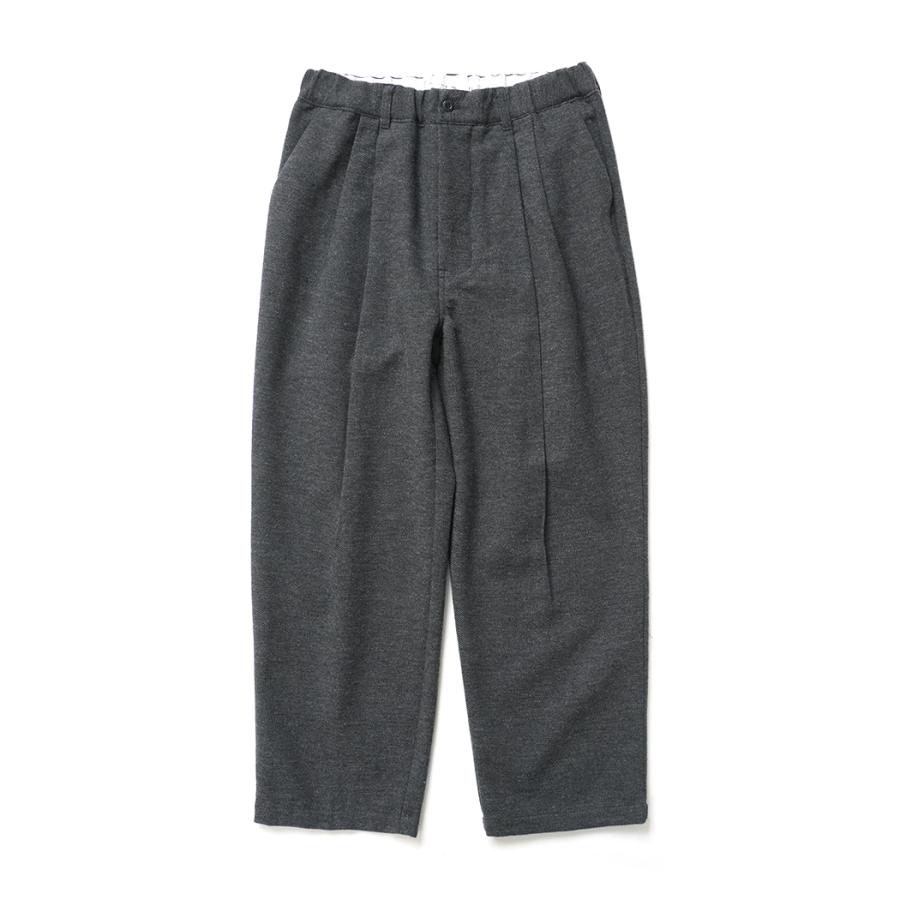 STILL BY HAND スティルバイハンド / PT07263 - GREY ウール混 ディープタックパンツ Wool mixed deep tuck pants | STILL BY HAND