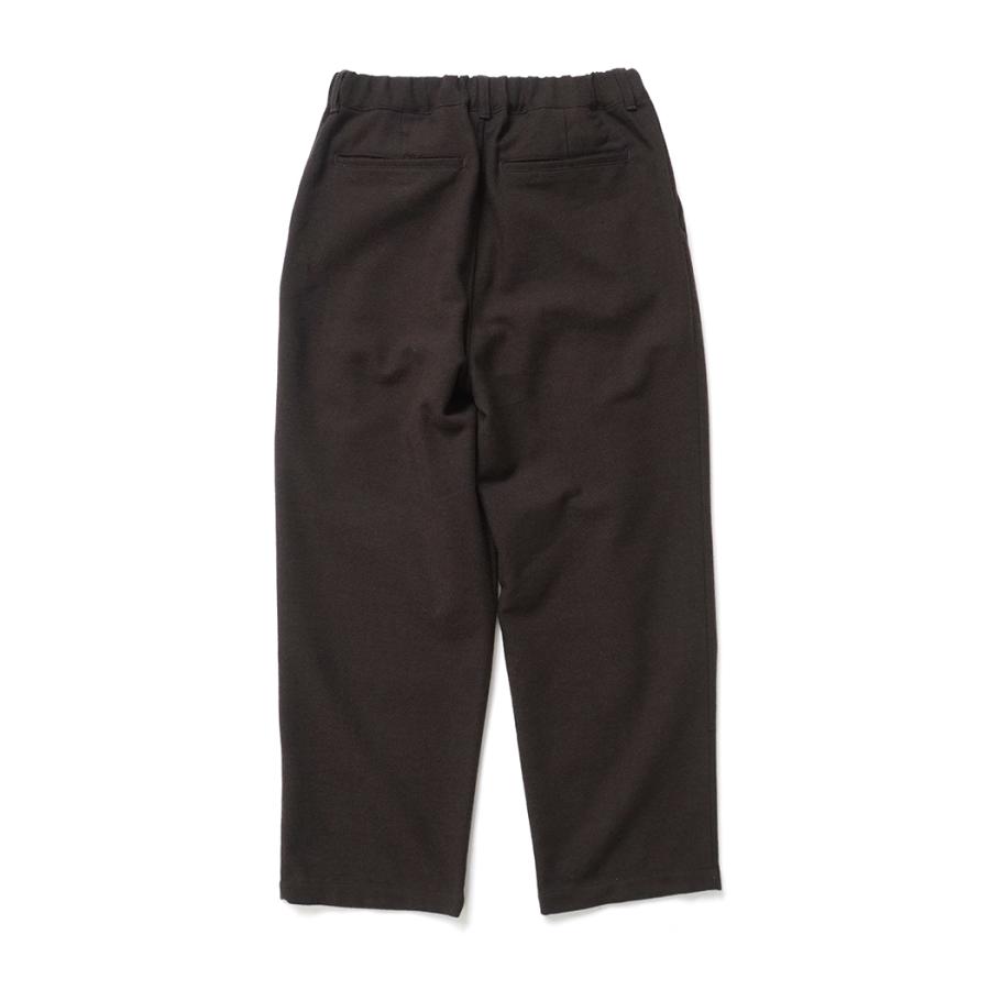 STILL BY HAND スティルバイハンド / PT07263 - DARK BROWN ウール混 ディープタックパンツ Wool mixed deep tuck pants | STILL BY HAND | 01