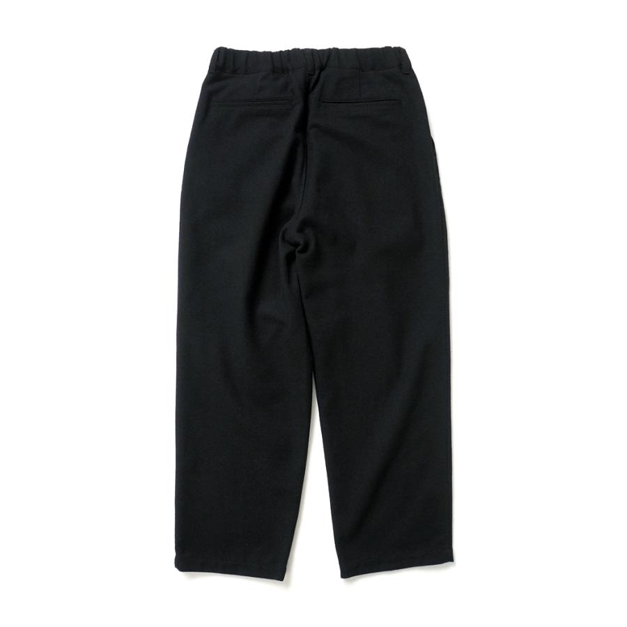 STILL BY HAND スティルバイハンド / PT07263 - BLACK ウール混 ディープタックパンツ Wool mixed deep tuck pants | STILL BY HAND | 01