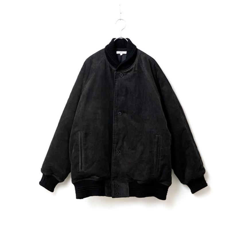 kontor / KON-BL04263 - CHARCOAL コーデュロイブルゾン Wool ribbed short blouson | 