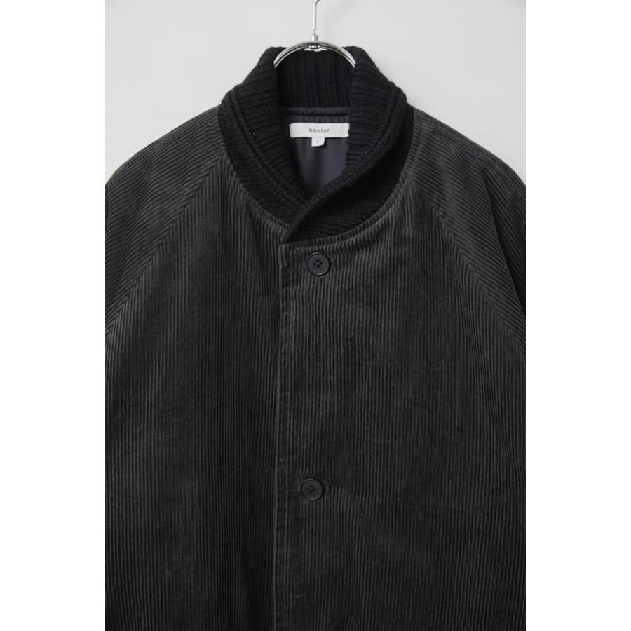 kontor / KON-BL04263 - CHARCOAL コーデュロイブルゾン Wool ribbed short blouson |  | 02