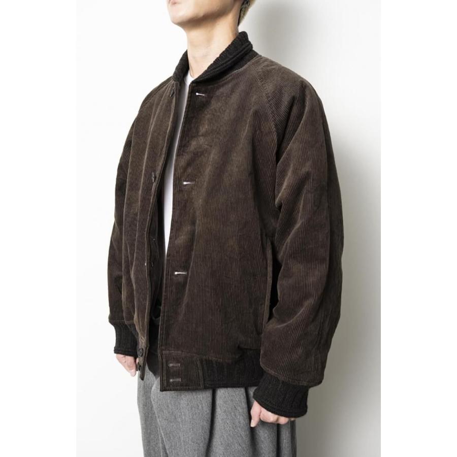 kontor / KON-BL04263 - CHARCOAL コーデュロイブルゾン Wool ribbed short blouson |  | 05