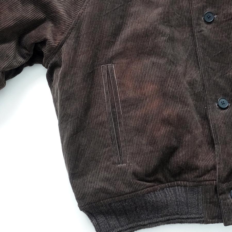 kontor / KON-BL04263 - BROWN コーデュロイブルゾン Wool ribbed short blouson |  | 04