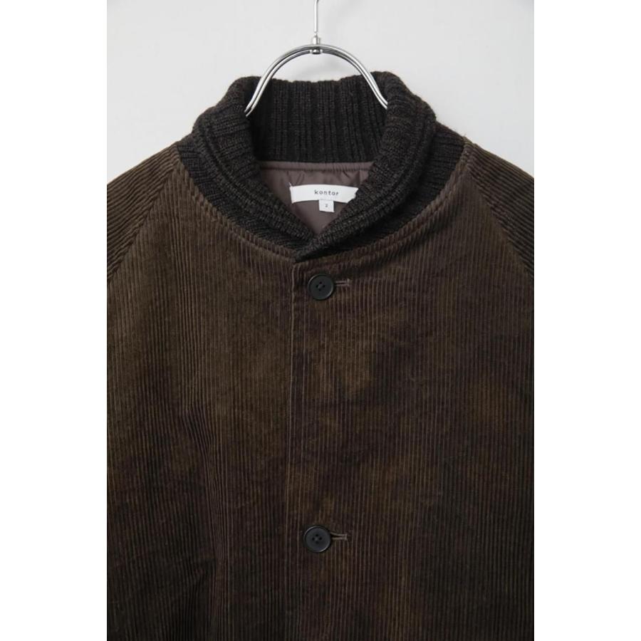 kontor / KON-BL04263 - BROWN コーデュロイブルゾン Wool ribbed short blouson |  | 02