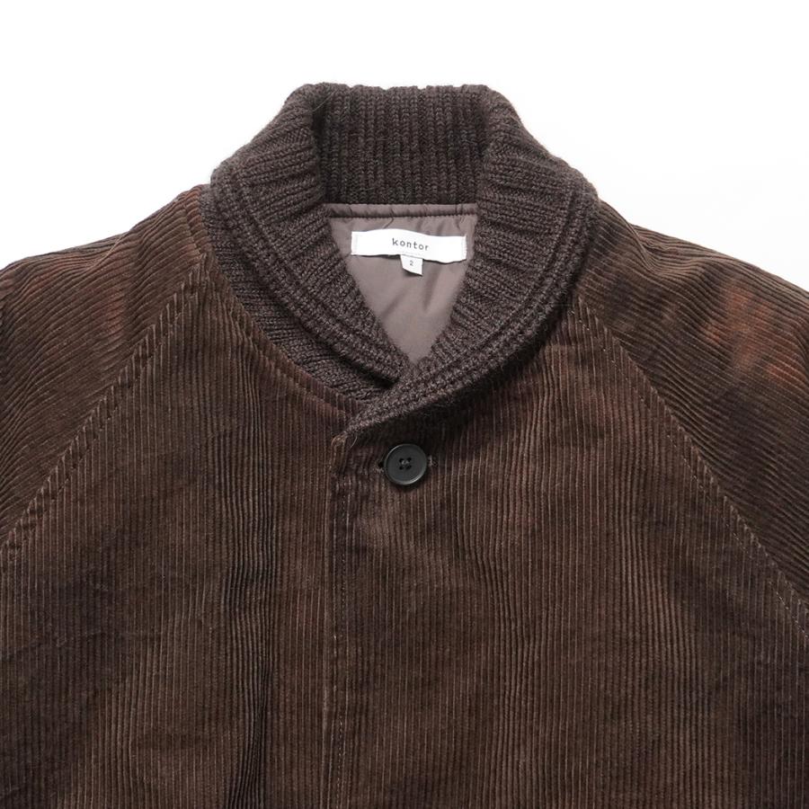 kontor / KON-BL04263 - BROWN コーデュロイブルゾン Wool ribbed short blouson |  | 02