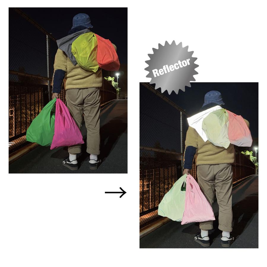 REFLECTOR ECO BAG - Green リフレクター エコバッグ グリーン | UNITE | 07