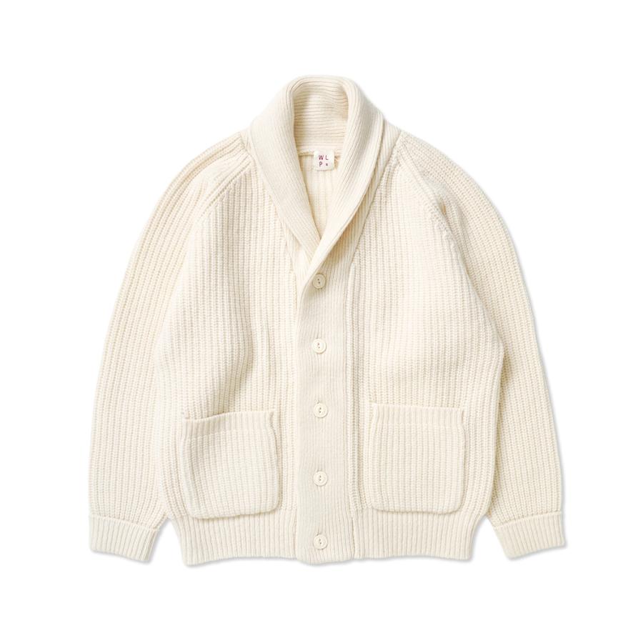 WLP / SHAWL COLLAR CARDIGAN - IV RL2520 アイボリー | 