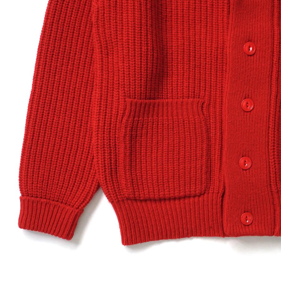 WLP / SHAWL COLLAR CARDIGAN - RD RL2520 レッド |  | 03