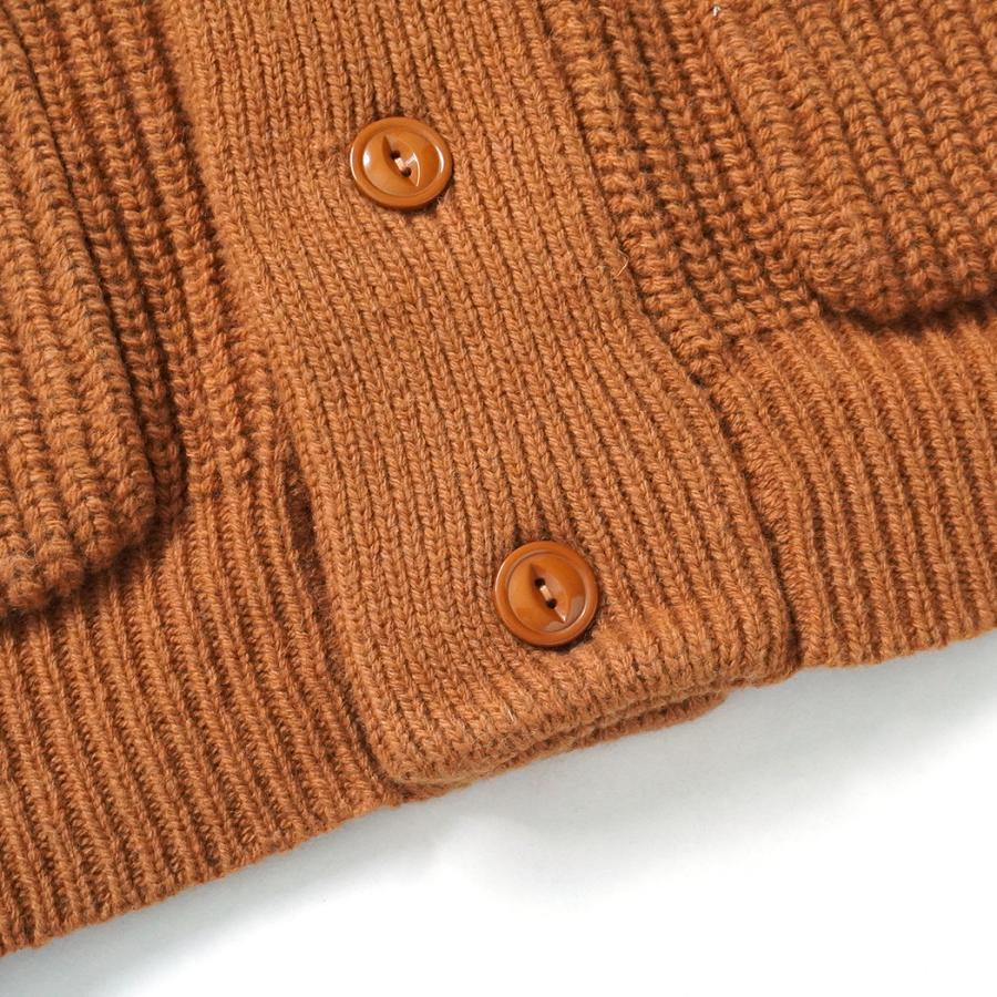 WLP / SHAWL COLLAR CARDIGAN - CA RL2520 キャメル |  | 04