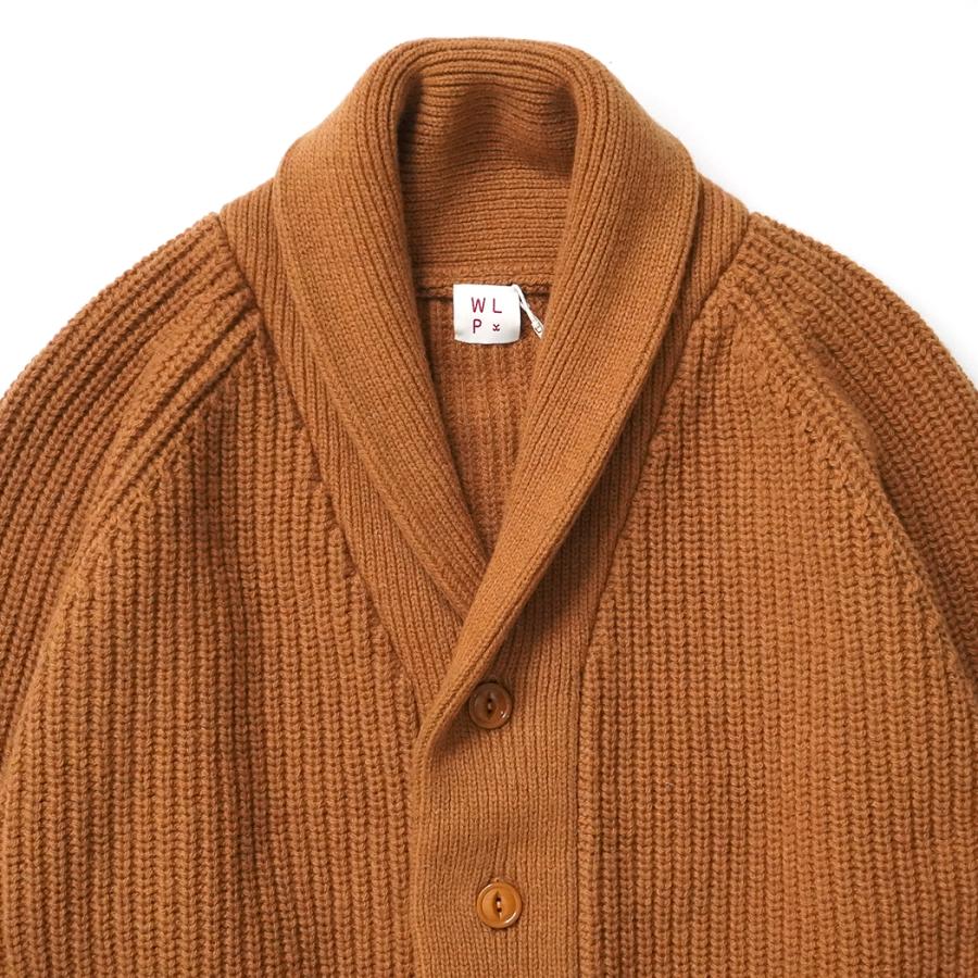 WLP / SHAWL COLLAR CARDIGAN - CA RL2520 キャメル |  | 02