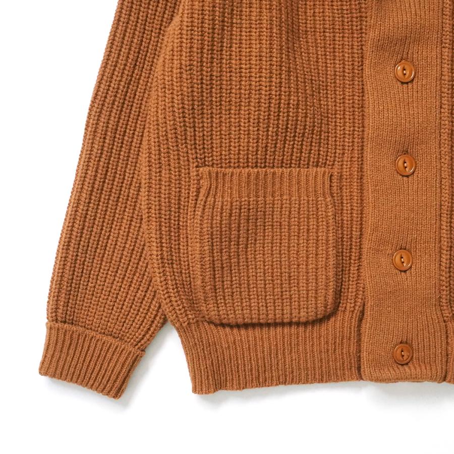 WLP / SHAWL COLLAR CARDIGAN - CA RL2520 キャメル |  | 03