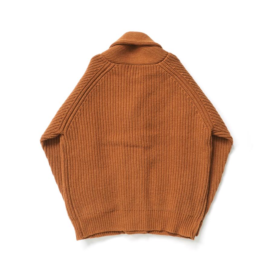 WLP / SHAWL COLLAR CARDIGAN - CA RL2520 キャメル |  | 01