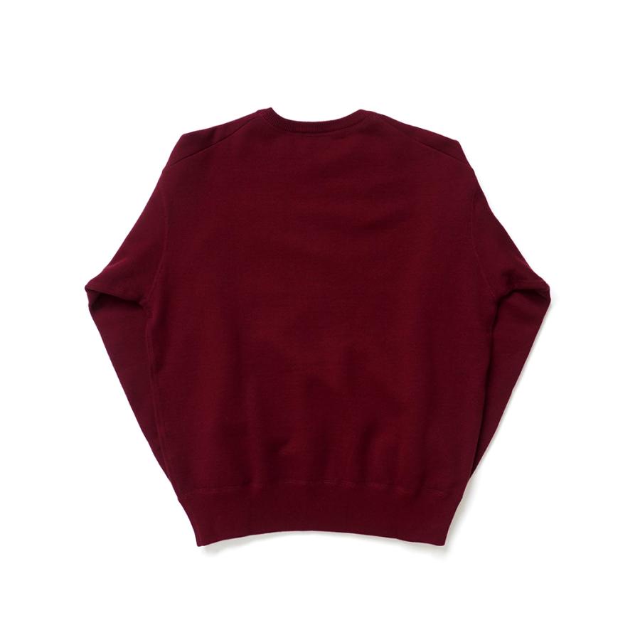 WLP / CREW NECK PO - BGD バーガンディ RL2620 ダブルエルピー ウールコットンニット クルーネックプルオーバー |  | 01