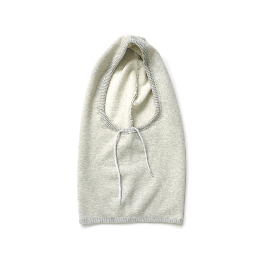 WLP / BALACLAVA - LGY ライトグレー RL2622 ダブルエルピー ウールコットンニット バラクラバ | 