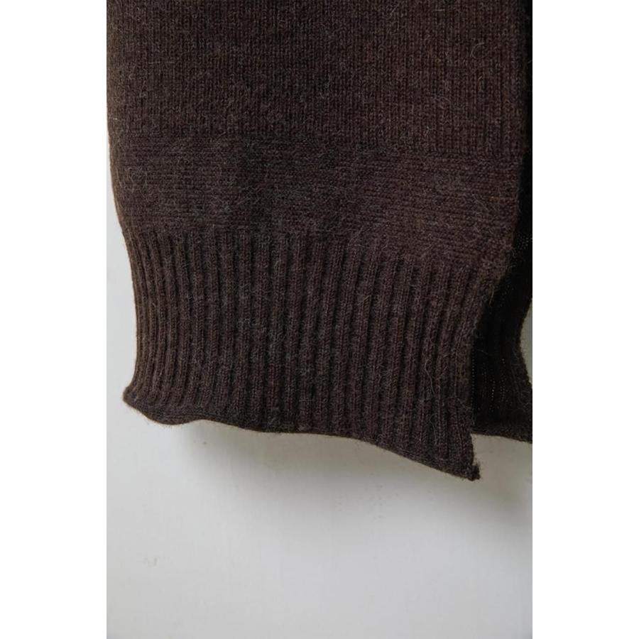 kontor / KON-GD04263 - BROWN 大判マフラー Guernsey rib oversized scarf |  | 01
