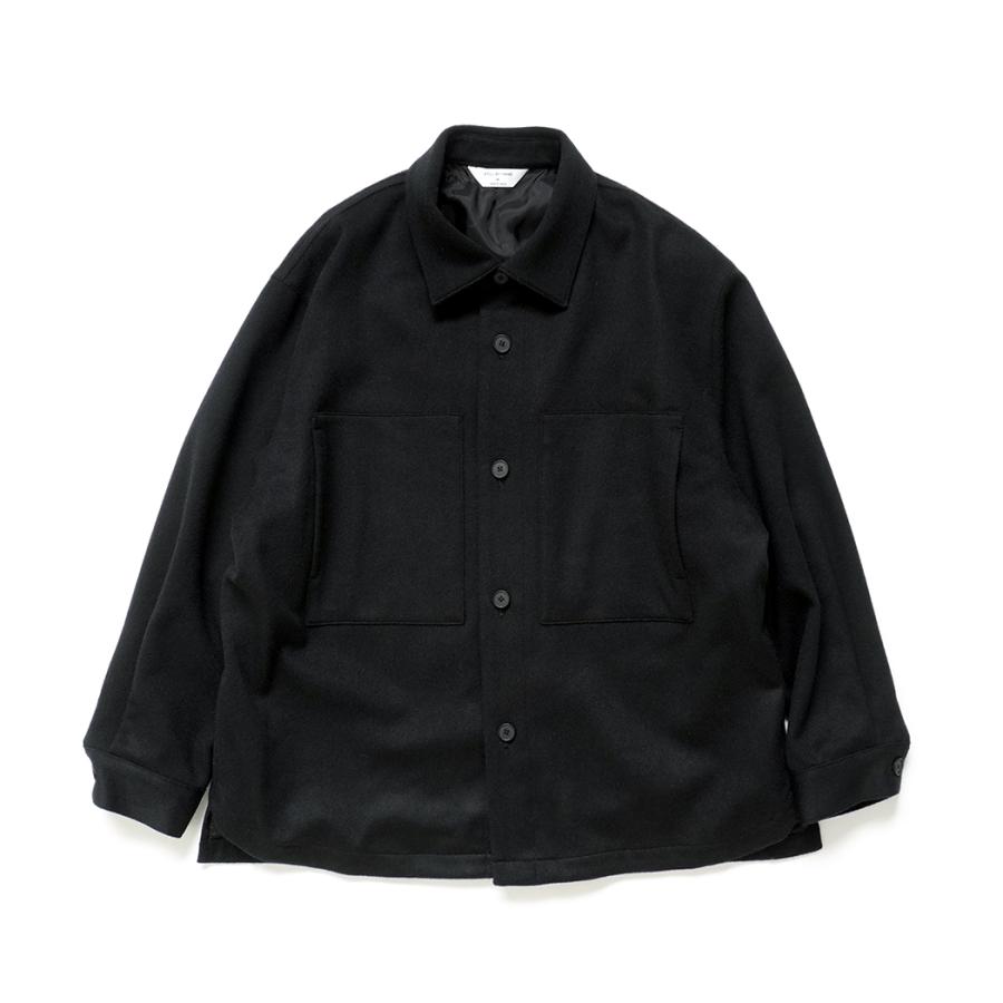 STILL BY HAND スティルバイハンド / BL04264 - BLACK ウール シャツジャケット | STILL BY HAND