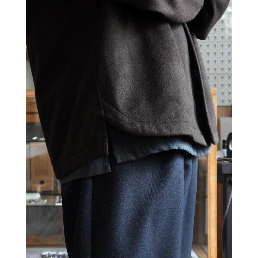 STILL BY HAND スティルバイハンド / BL04264 - BLACK ウール シャツジャケット | STILL BY HAND | 09