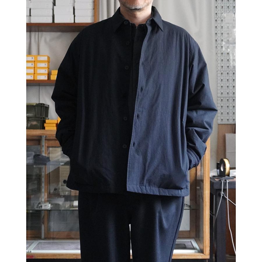 STILL BY HAND スティルバイハンド / BL05264 - NAVY シンサレート中綿 シャツジャケット | STILL BY HAND | 10