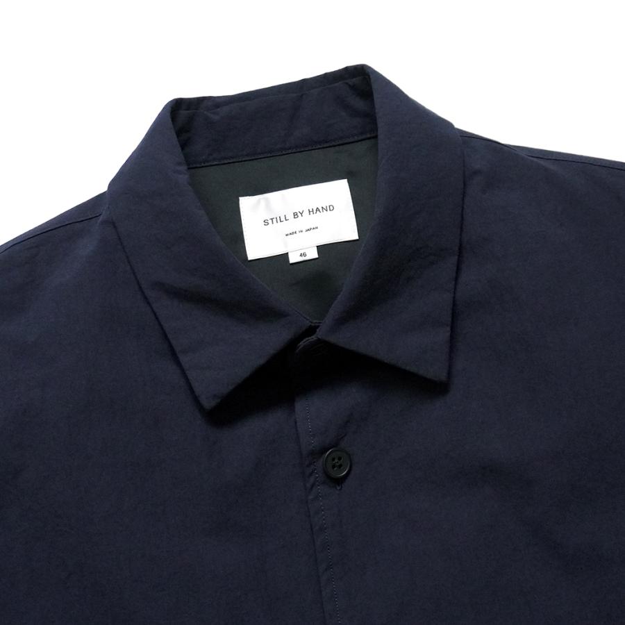 STILL BY HAND スティルバイハンド / BL05264 - NAVY シンサレート中綿 シャツジャケット | STILL BY HAND | 02