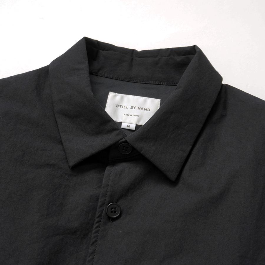 STILL BY HAND スティルバイハンド / BL05264 - BLACK シンサレート中綿 シャツジャケット | STILL BY HAND | 02