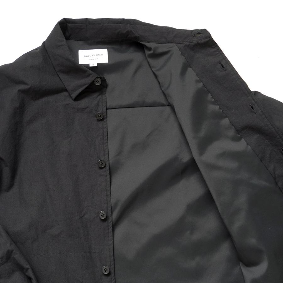 STILL BY HAND スティルバイハンド / BL05264 - BLACK シンサレート中綿 シャツジャケット | STILL BY HAND | 05