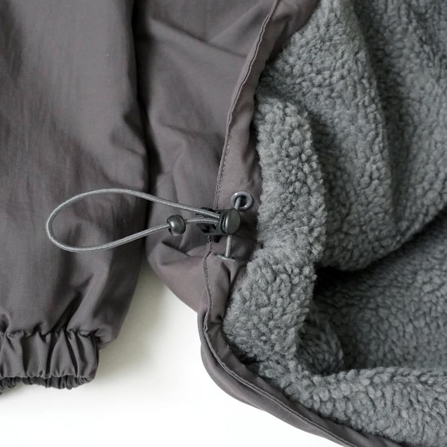 BEIMAR / Reversible Boa Jacket - Charcoal Grey ビーマー リバーシブルボアジャケット | BEIMAR | 09