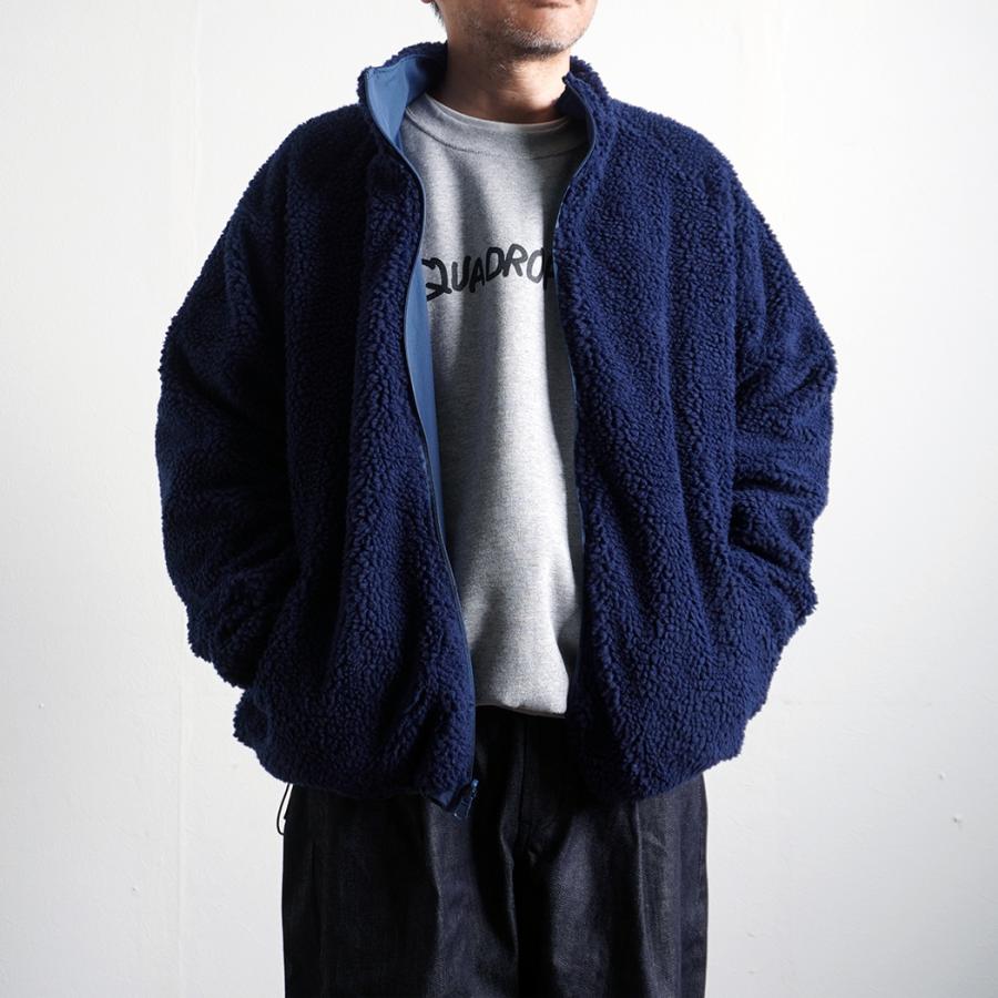 BEIMAR / Reversible Boa Jacket - Charcoal Grey ビーマー リバーシブルボアジャケット | BEIMAR | 13