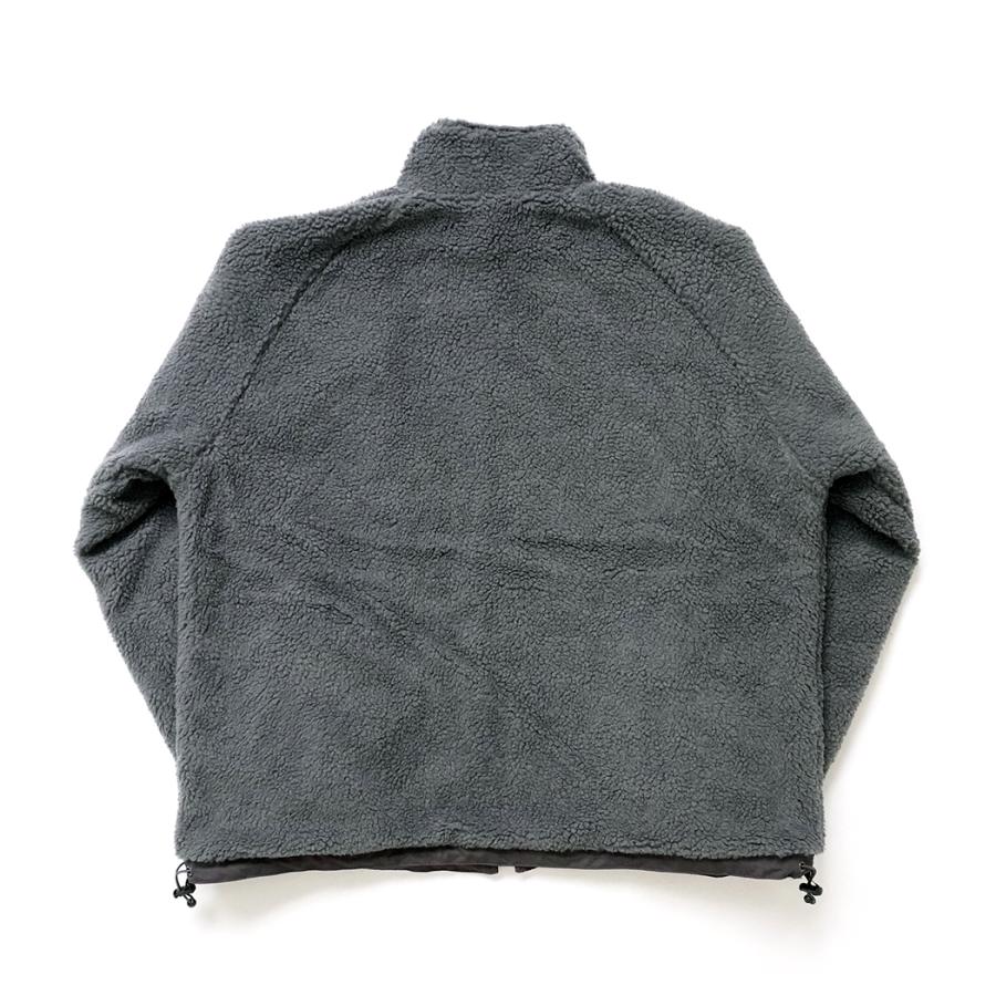 BEIMAR / Reversible Boa Jacket - Charcoal Grey ビーマー リバーシブルボアジャケット | BEIMAR | 04