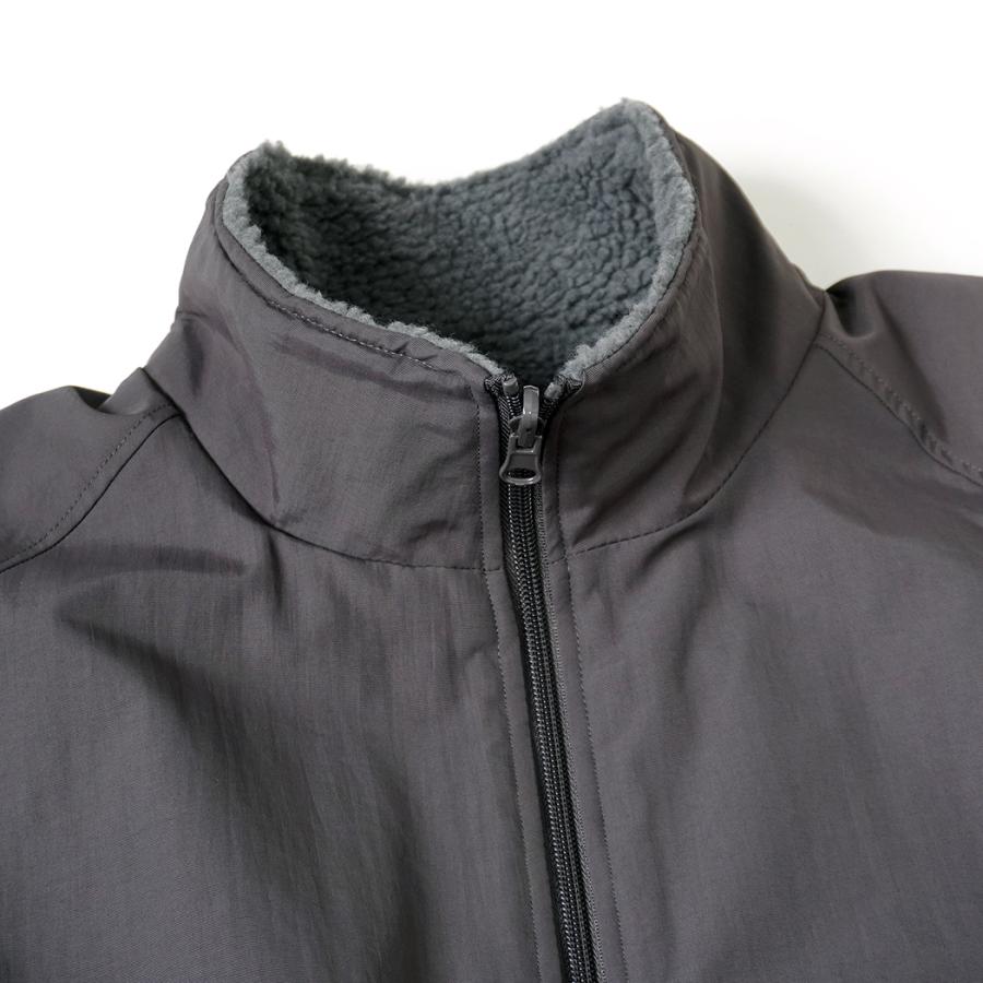 BEIMAR / Reversible Boa Jacket - Charcoal Grey ビーマー リバーシブルボアジャケット | BEIMAR | 05