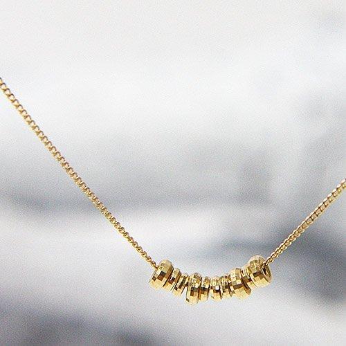 イロンデール エペパン hirondelle et pepin / k18 hn-9-2-222 ドーナツミラーネックレス レディース ギフト プレゼント アクセサリー ジュエリ… | hirondelle | 03