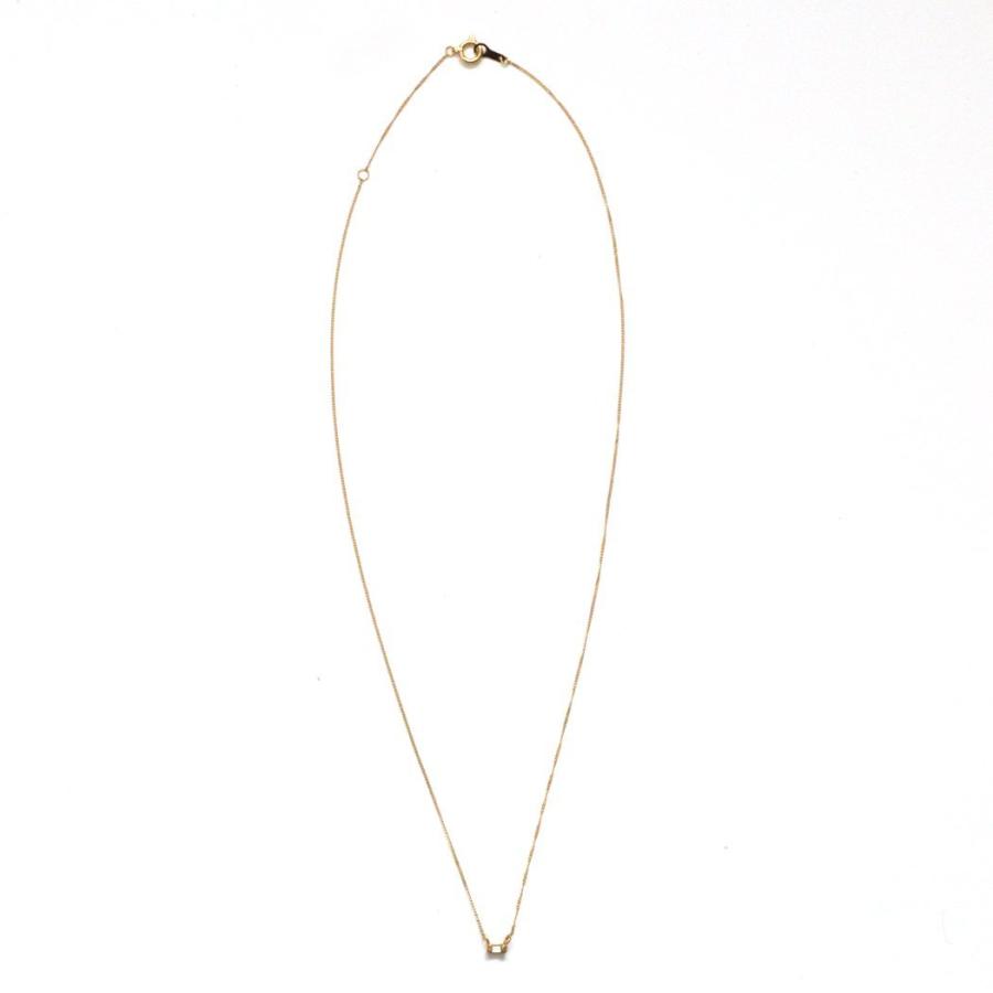 イロンデール エペパン hirondelle et pepin / k18 hn-10w-283 バゲットダイヤネックレス レディース ギフト プレゼント アクセサリー ジュエリ… | hirondelle | 01