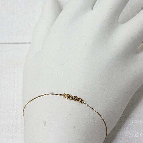 イロンデール エペパン hirondelle et pepin / k18 hv-9-2-99 ドーナツミラーブレスレット レディース ギフト プレゼント ブレスレット アクセ… | hirondelle | 01