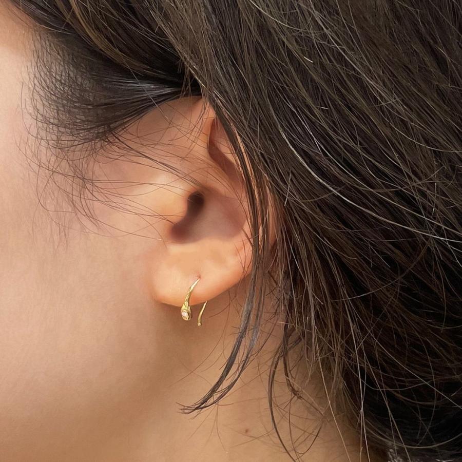 イロンデール エペパン hirondelle et pepin / k18 h-p-6-8-79 ドロップダイヤピアス  （両耳タイプ） レディース ギフト プレゼント アクセサ… | hirondelle | 03