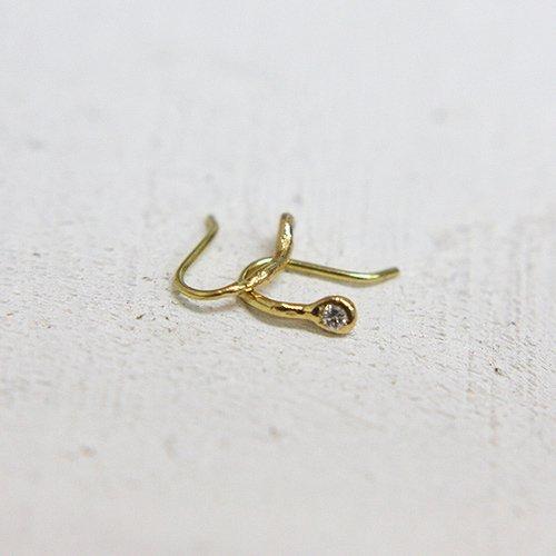 イロンデール エペパン hirondelle et pepin / k18 h-p-6-8-79 ドロップダイヤピアス  （両耳タイプ） レディース ギフト プレゼント アクセサ… | hirondelle | 05