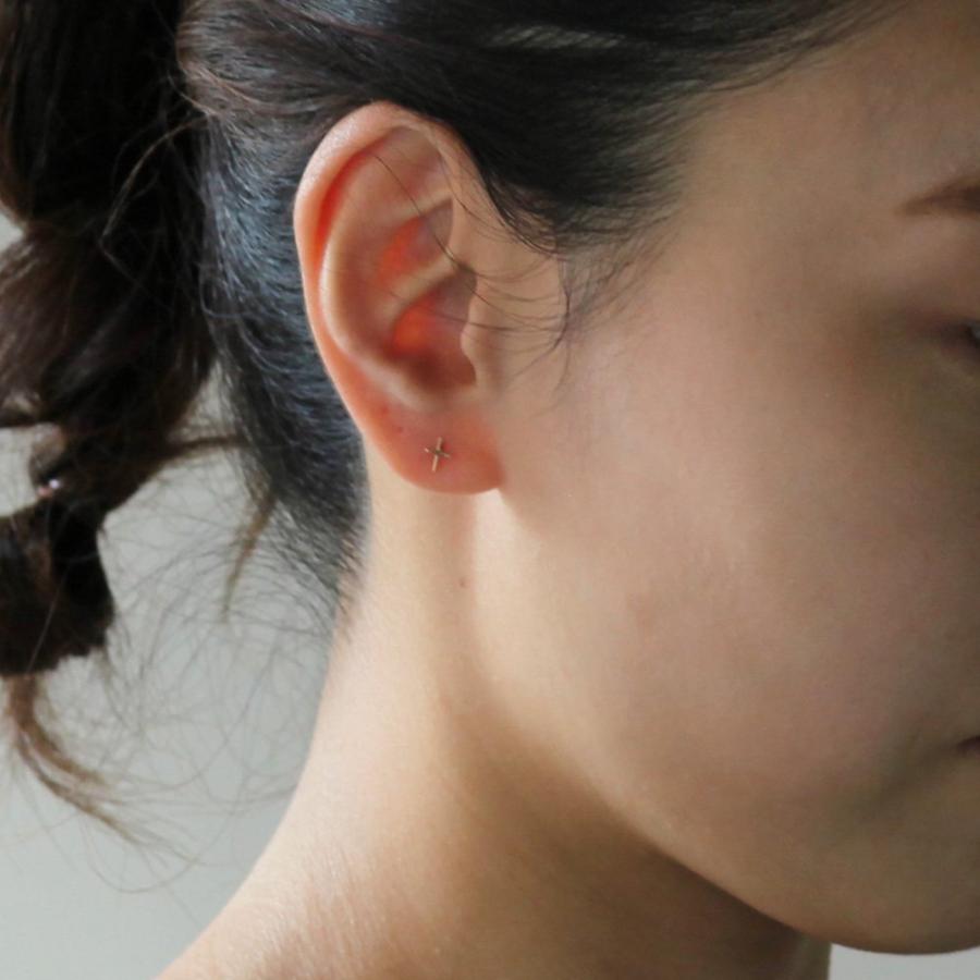 イロンデール エペパン hirondelle et pepin / k18 hp-8-8-166 クロスピアス（片耳タイプ） レディース ギフト プレゼント アクセサリー ジュエ… | hirondelle | 02