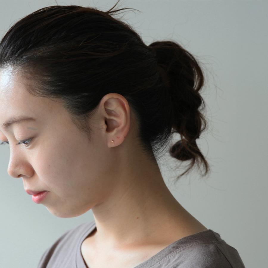 イロンデール エペパン hirondelle et pepin / k18 hp-8-8-166 クロスピアス（片耳タイプ） レディース ギフト プレゼント アクセサリー ジュエ… | hirondelle | 04