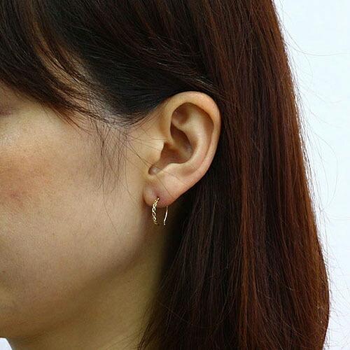 イロンデール エペパン hirondelle et pepin / k18 hp-9s-250 ツイストピアス  （両耳タイプ） レディース ギフト プレゼント アクセサリー ジ… | hirondelle | 02