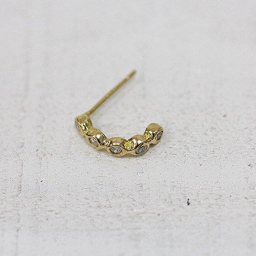 イロンデール エペパン hirondelle et pepin / k18 hp10w-300 5石ダイヤモンドピアス (片耳タイプ) レディース ギフト プレゼント アクセサリー… | hirondelle | 03