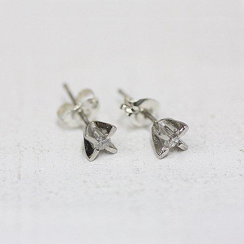 イロンデール エペパン hirondelle et pepin / pt pp-10w-12 立て爪ダイヤピアス  （方耳タイプ） レディース ギフト プレゼント アクセサリー … | hirondelle | 02